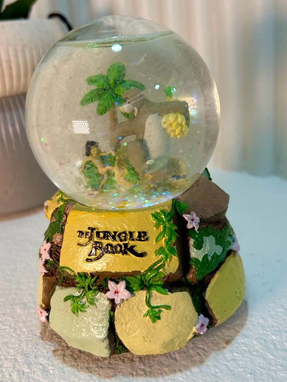 Disney The Jungle Book Snow Globe Baloo and Mowgli Water Globe